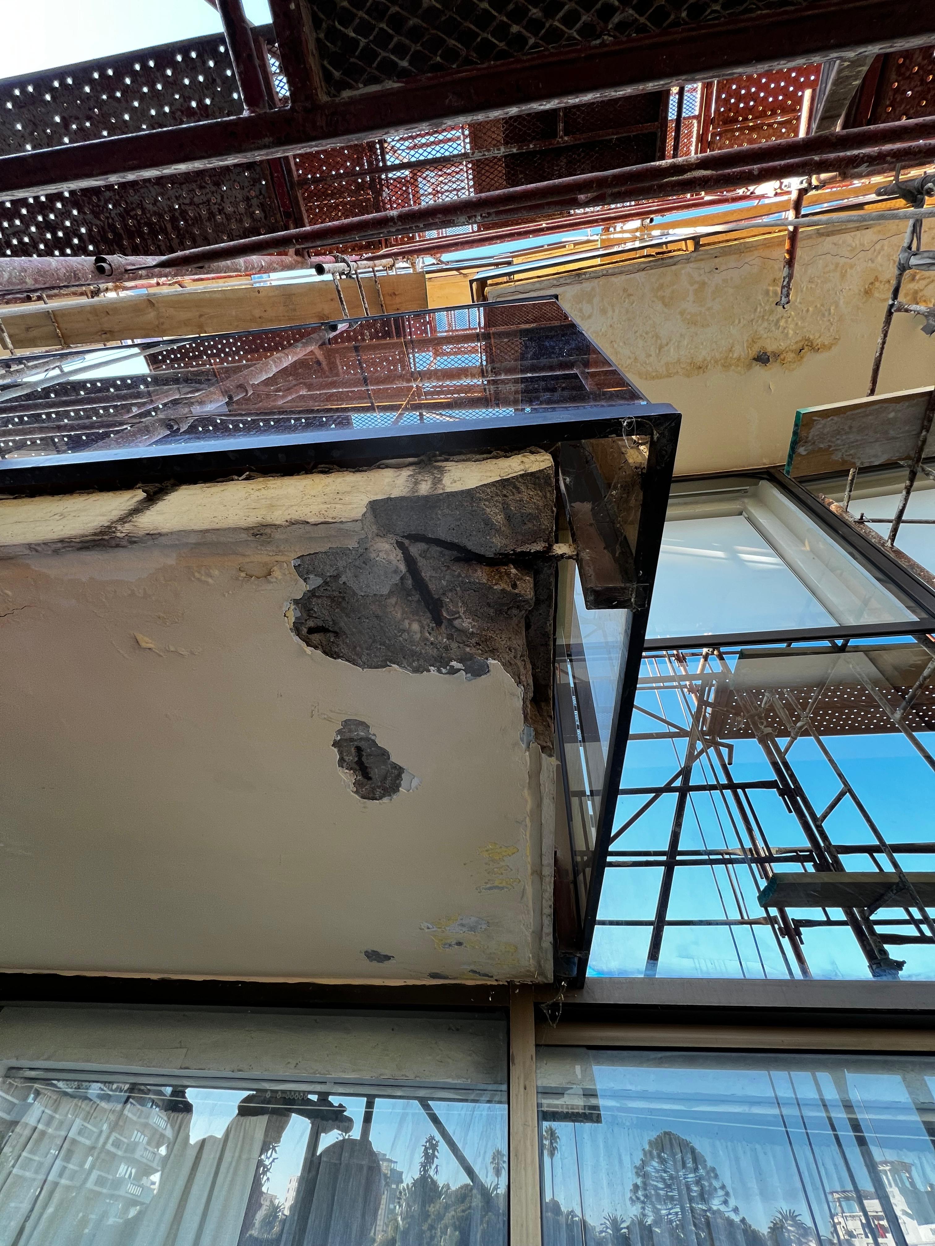 Inspección y reparación de elementos deteriorados